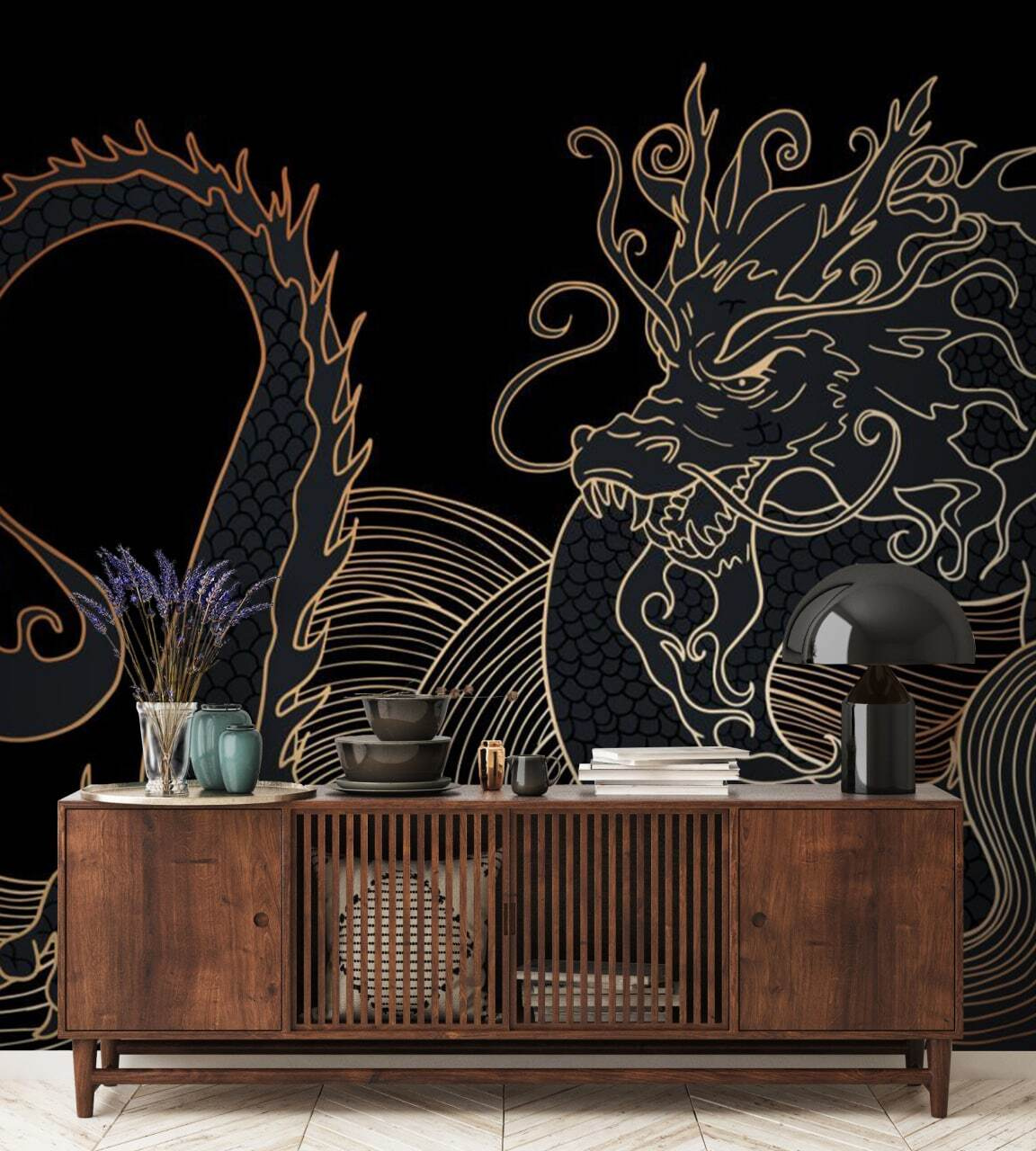 Mystischer Drache im Dunkeln — Interieur 3