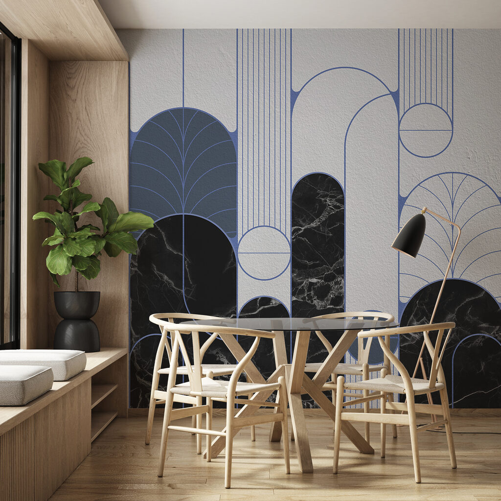 Bögen, Kreise und Blattlinien — Interieur 2