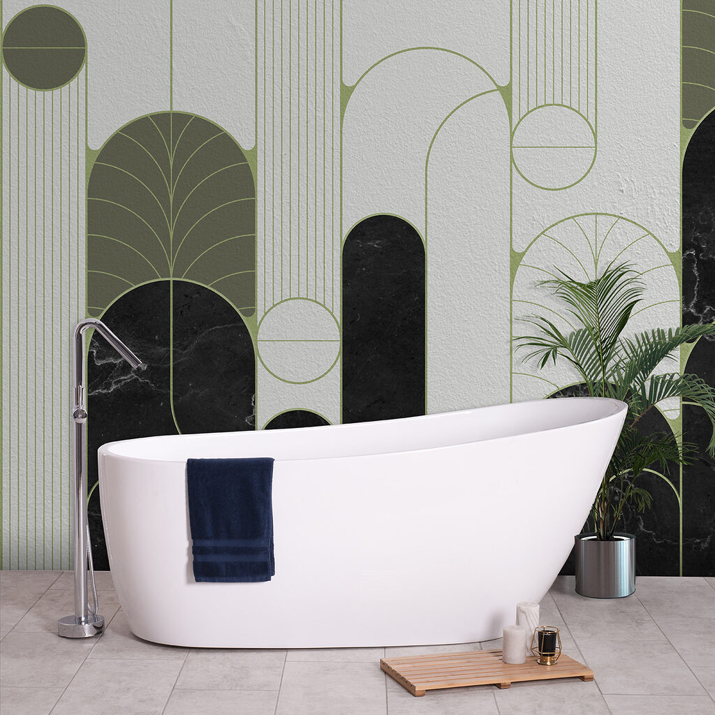 Bögen, Kreise und Blattlinien — Interieur 1