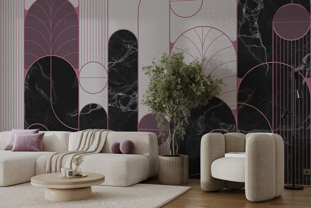 Bögen, Kreise und Blattlinien — Interieur 1