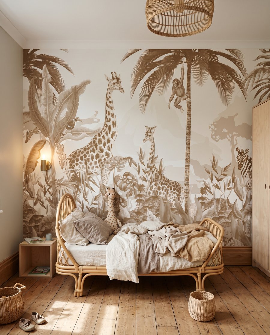 Giraffen in Goldgrün — Interieur 2