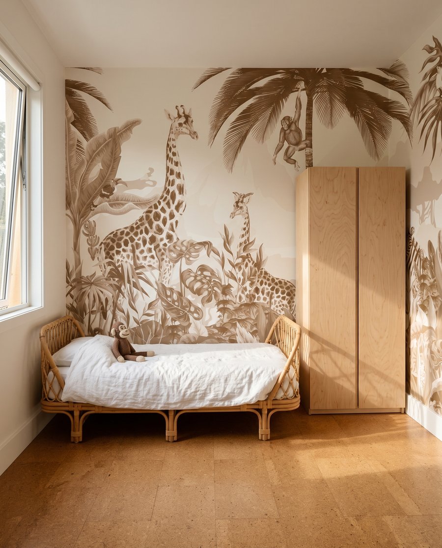 Giraffen in Goldgrün — Interieur 4