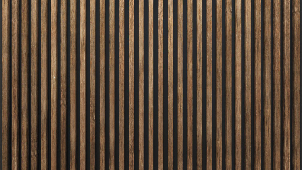 Latten in Holzoptik — ganzes Design