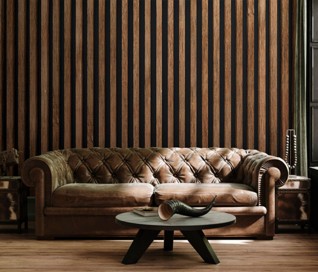 Latten in Holzoptik — Interieur 1