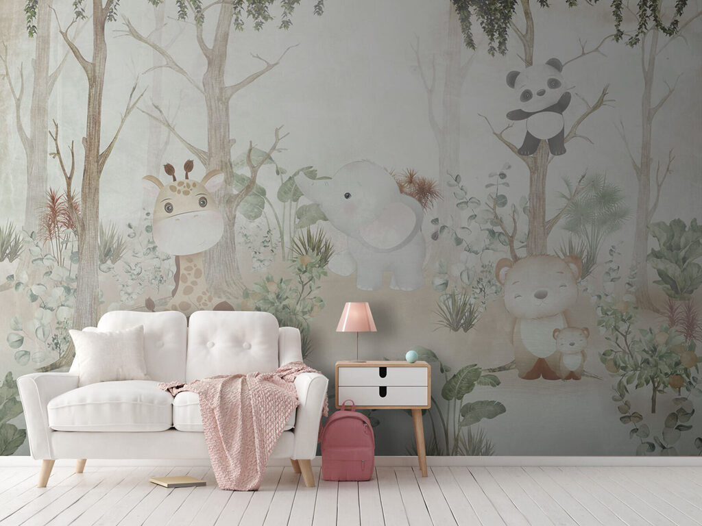 Tierchen zwischen blassen Bäumen — Interieur 6