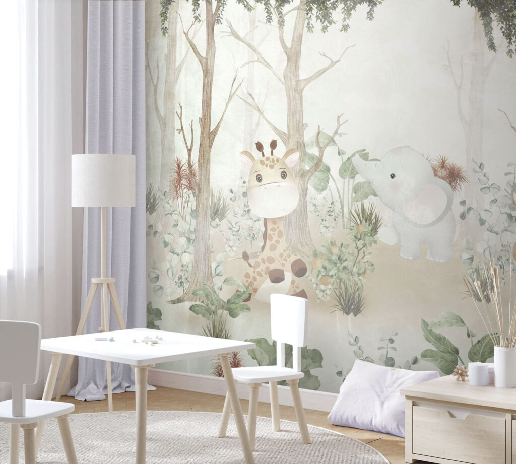 Tierchen zwischen blassen Bäumen — Interieur 2
