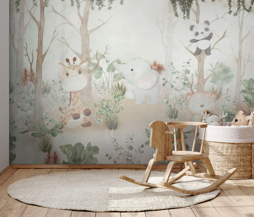 Tierchen zwischen blassen Bäumen — Interieur 4
