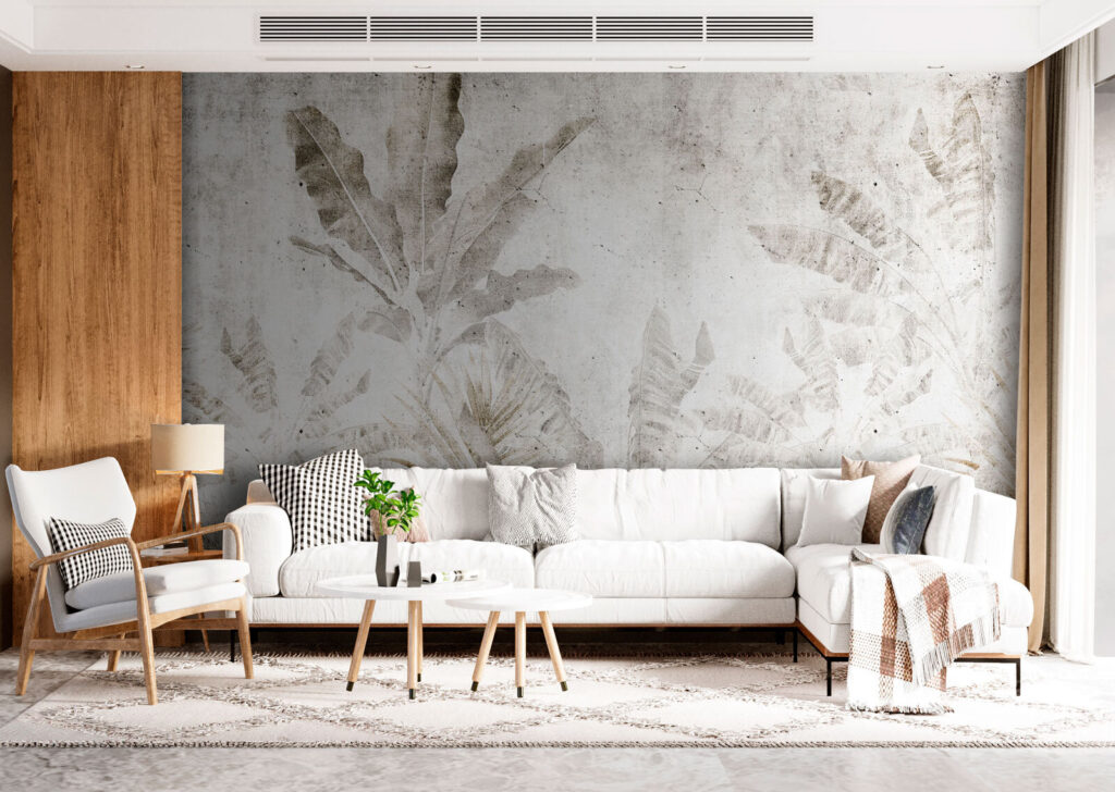 Palmblatt in alten Abdrücken — Interieur 3