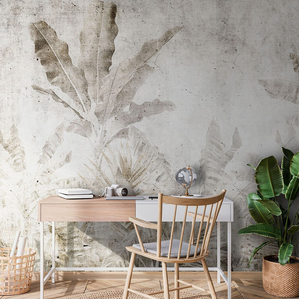 Palmblatt in alten Abdrücken — Interieur 5
