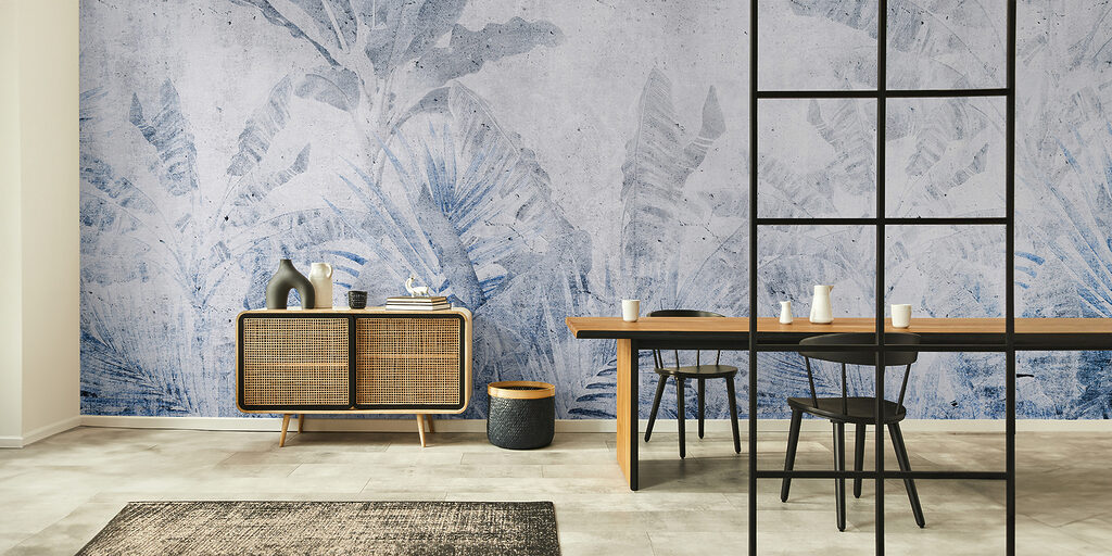 Palmblatt in alten Abdrücken — Interieur 1