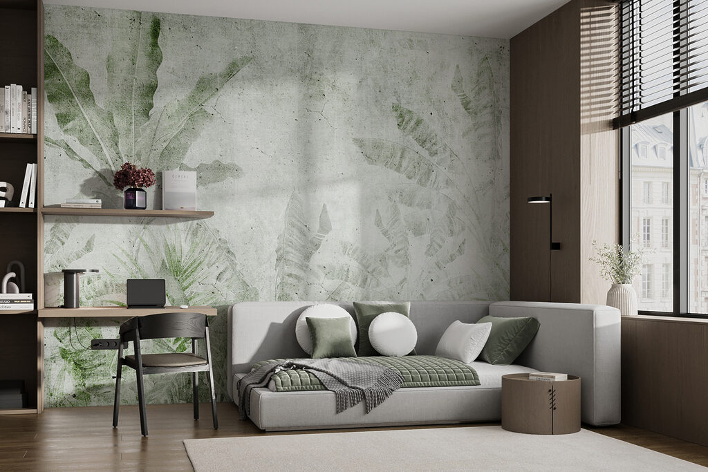 Palmblatt in alten Abdrücken — Interieur 2