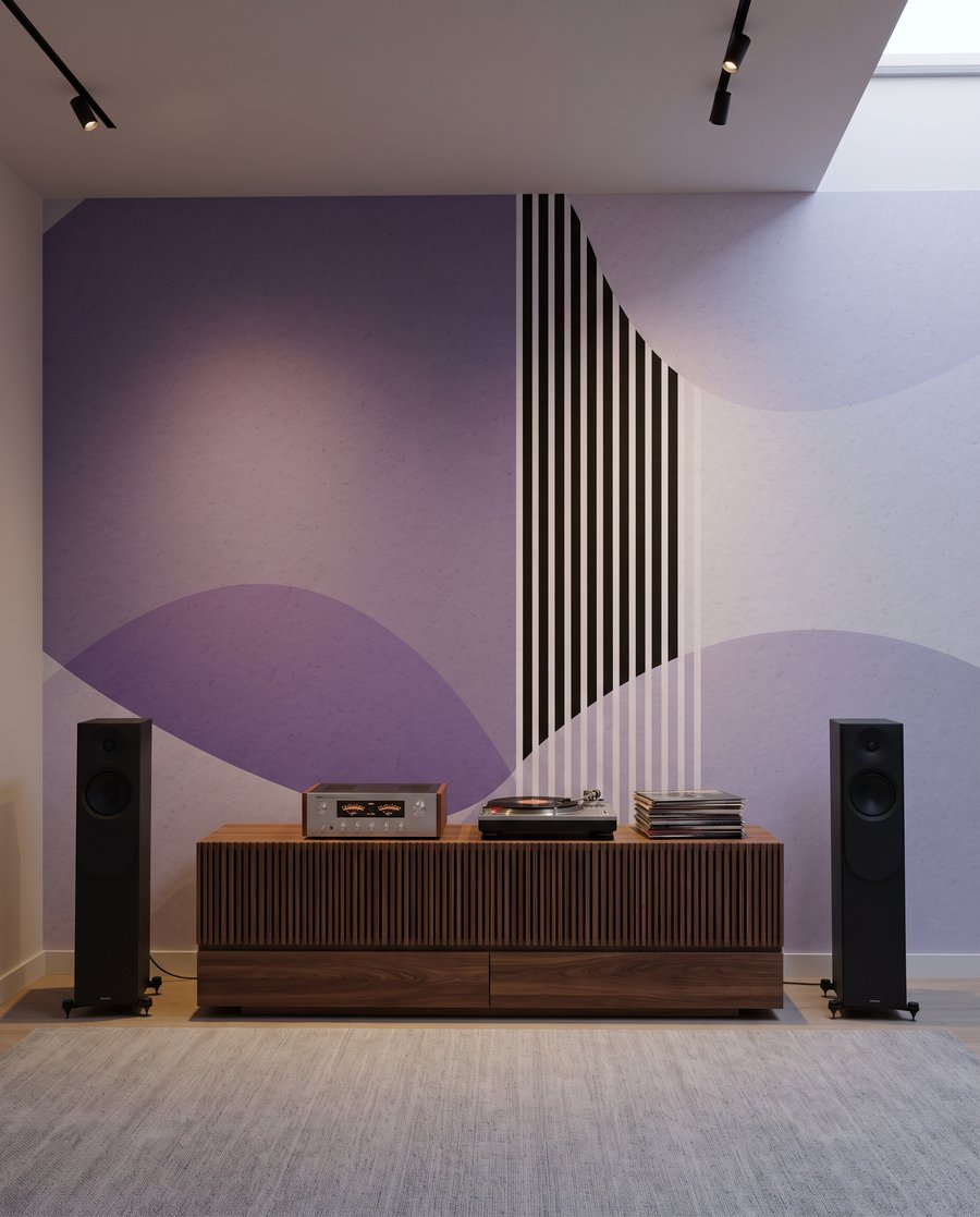 Streifen zwischen runden Formen — Interieur 4