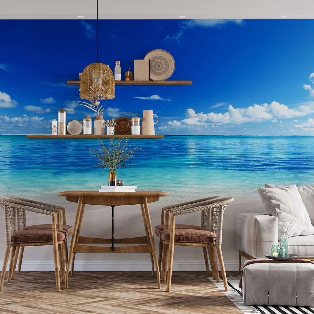Strand in klarem Blau — Interieur 5
