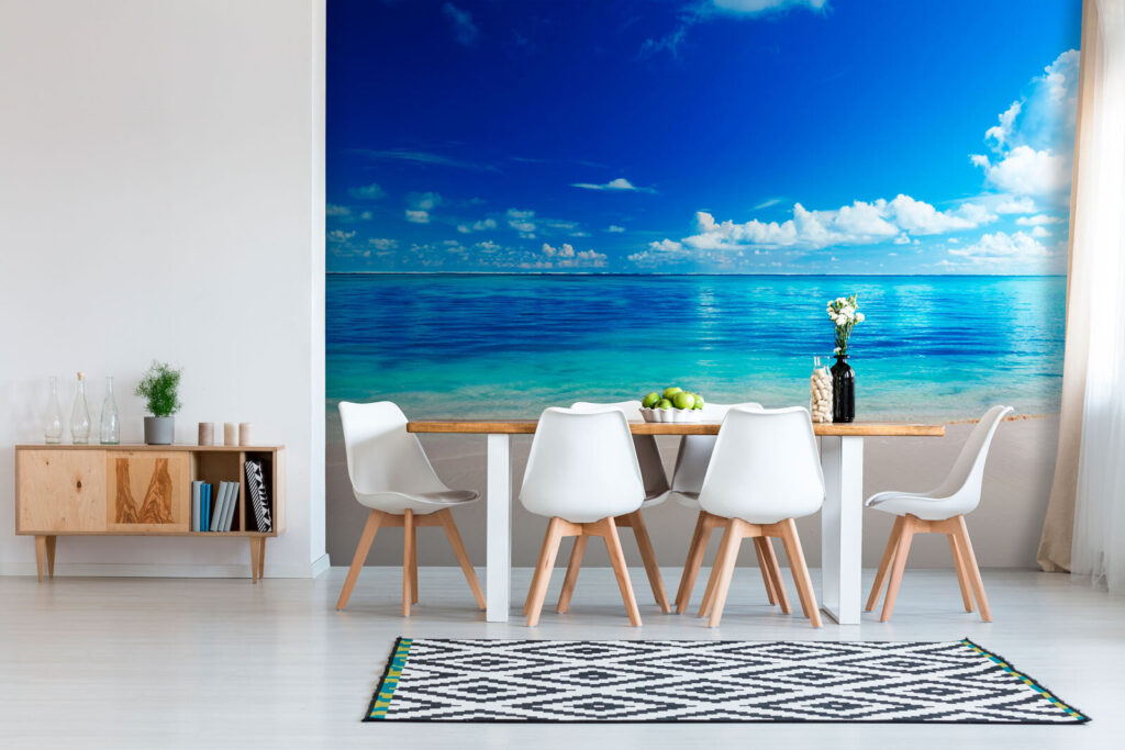 Strand in klarem Blau — Interieur 3