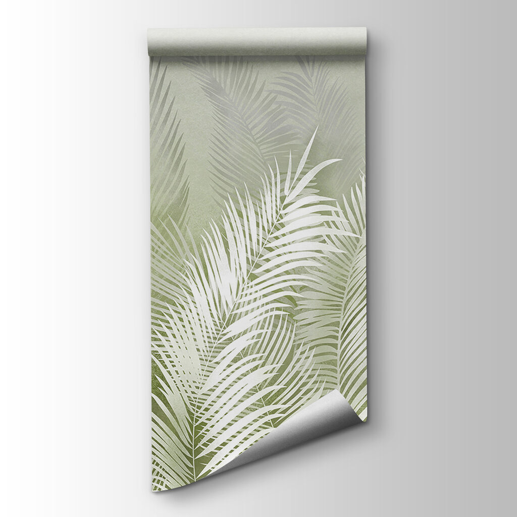 Weiße Palmwedel — Produktansicht