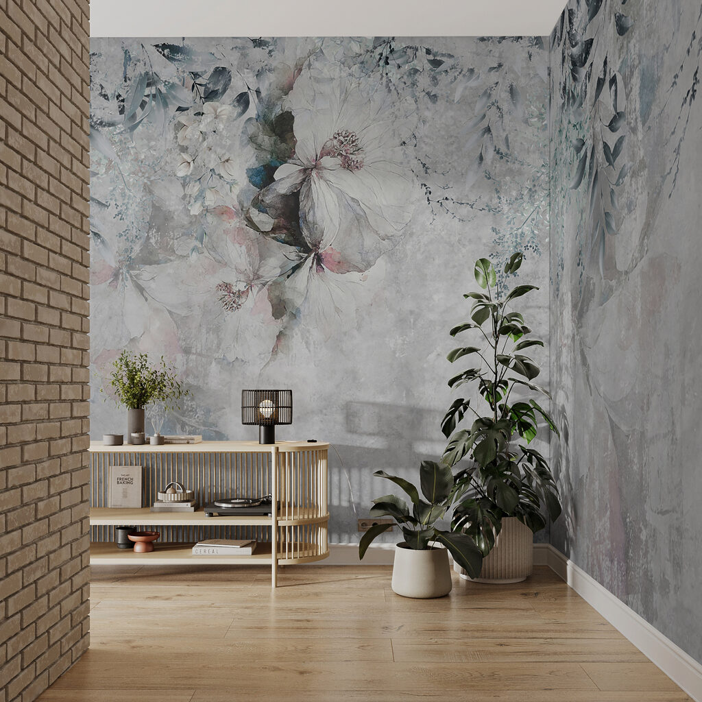 Blüten auf verwittertem Grund — Interieur 5