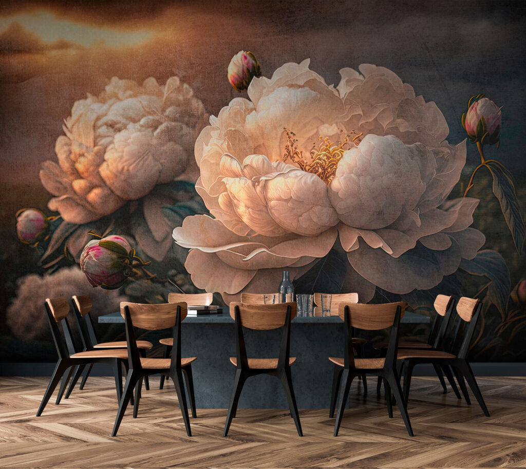 Blüten im sanften Licht — Interieur 1