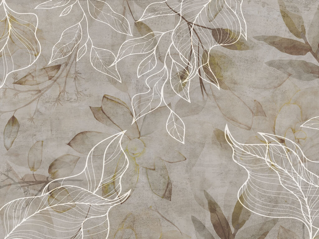 Elegante Blätter — ganzes Design