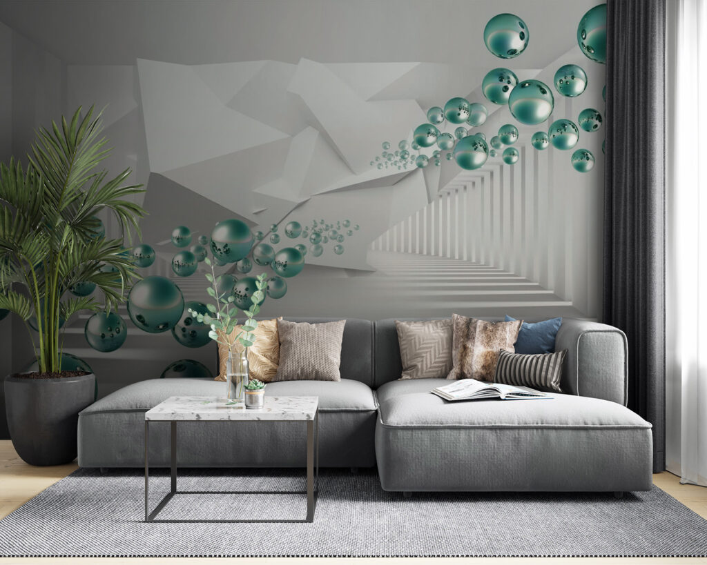 Schwebende Kugeln — Interieur 1