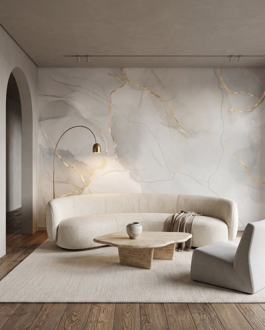 Blasse Adern mit Lichtspuren — Interieur 3