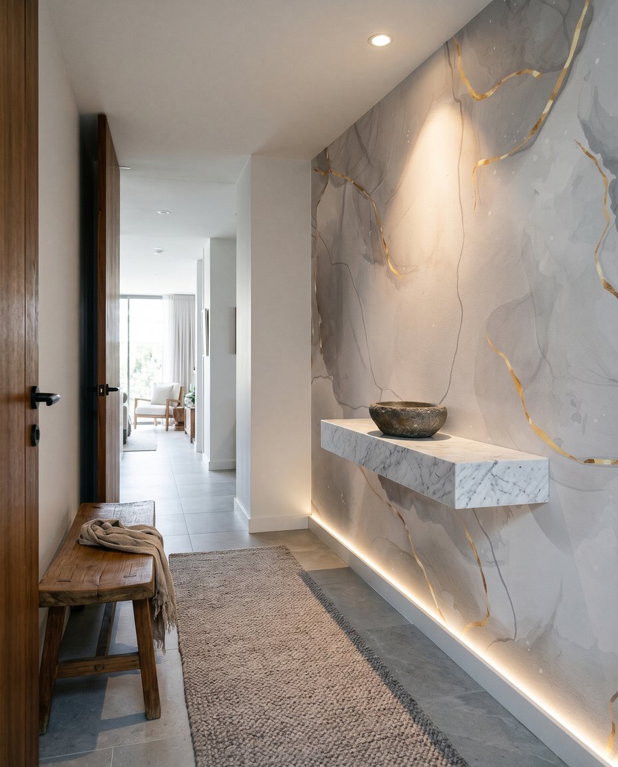 Blasse Adern mit Lichtspuren — Interieur 5