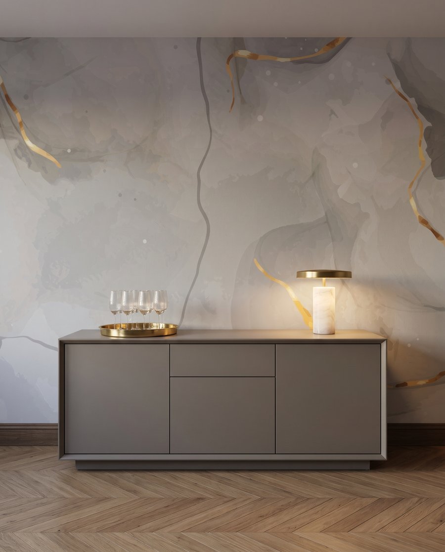 Blasse Adern mit Lichtspuren — Interieur 7