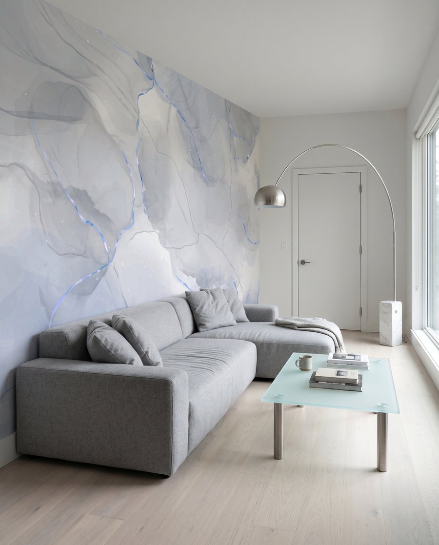 Blasse Adern mit Lichtspuren — Interieur 5