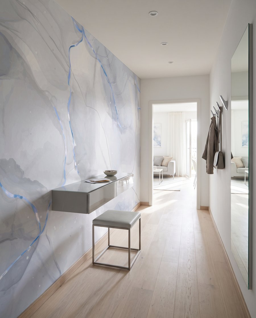 Blasse Adern mit Lichtspuren — Interieur 6