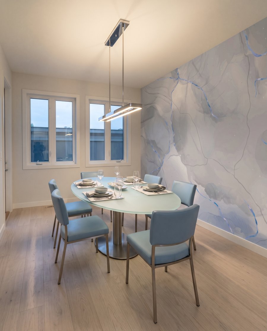Blasse Adern mit Lichtspuren — Interieur 8