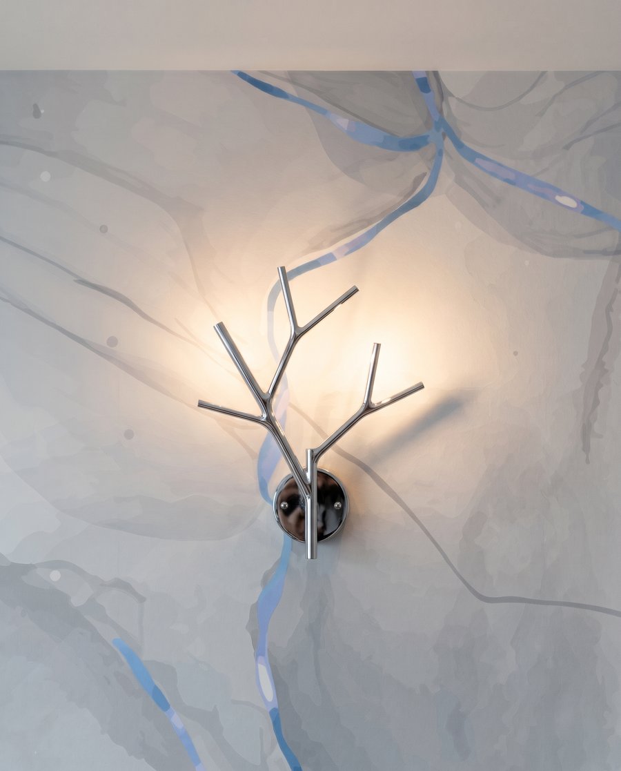 Blasse Adern mit Lichtspuren — Detail