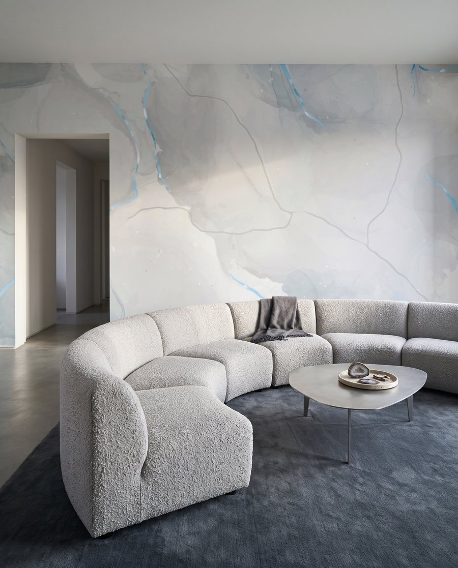 Blasse Adern mit Lichtspuren — Interieur 3
