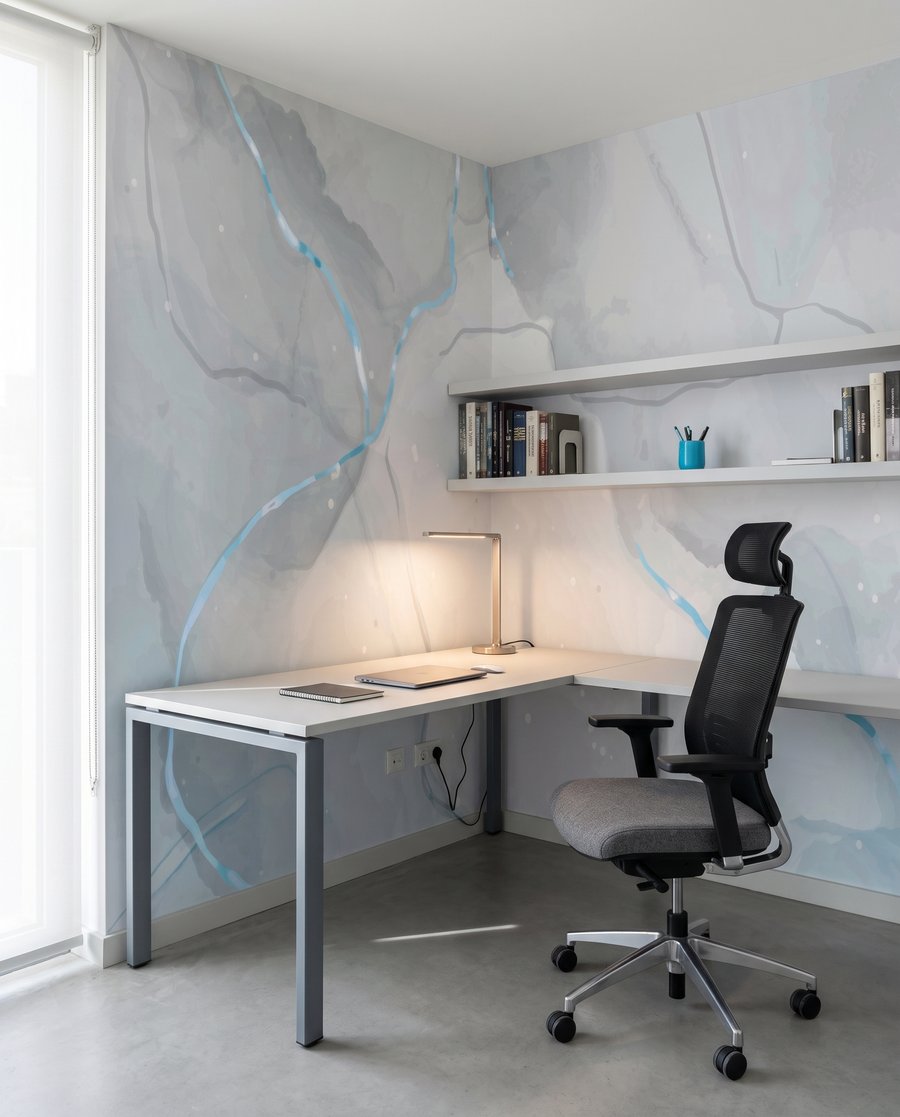 Blasse Adern mit Lichtspuren — Interieur 7