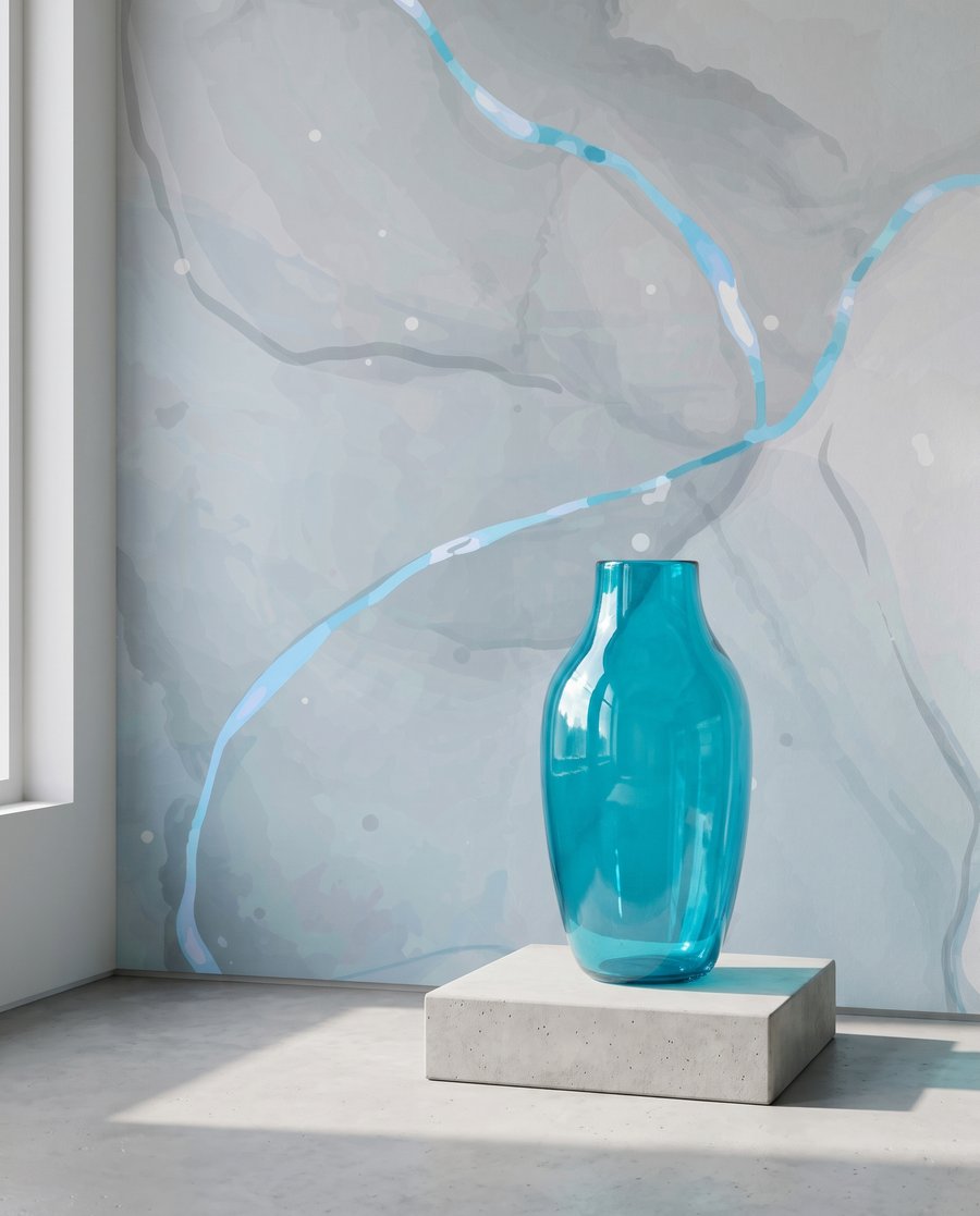 Blasse Adern mit Lichtspuren — Detail