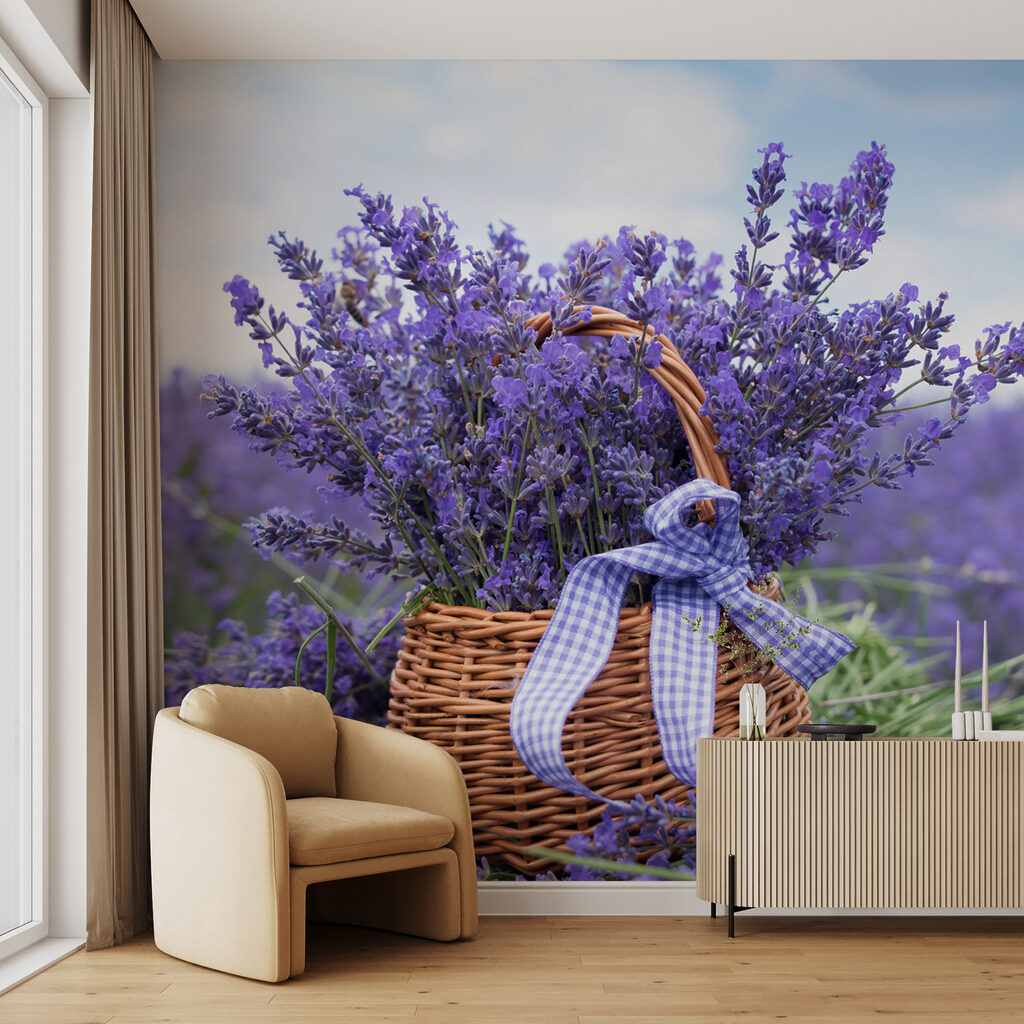 Korb voller Lavendel — Interieur 4