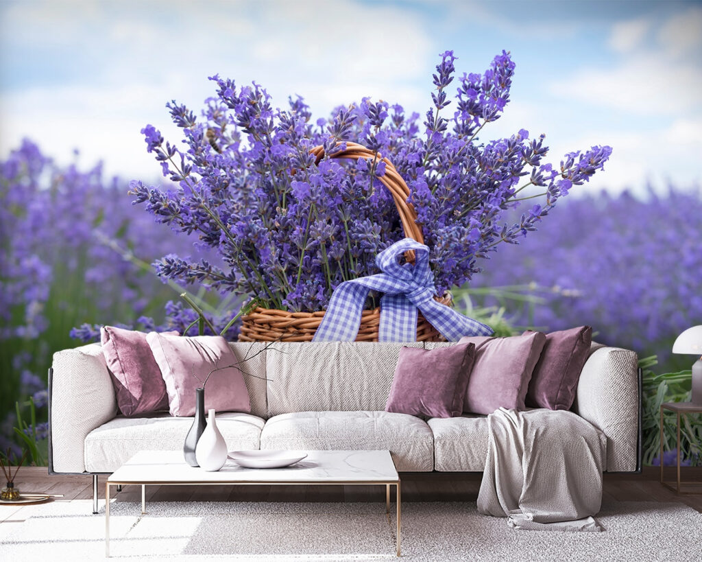 Korb voller Lavendel — Interieur 1