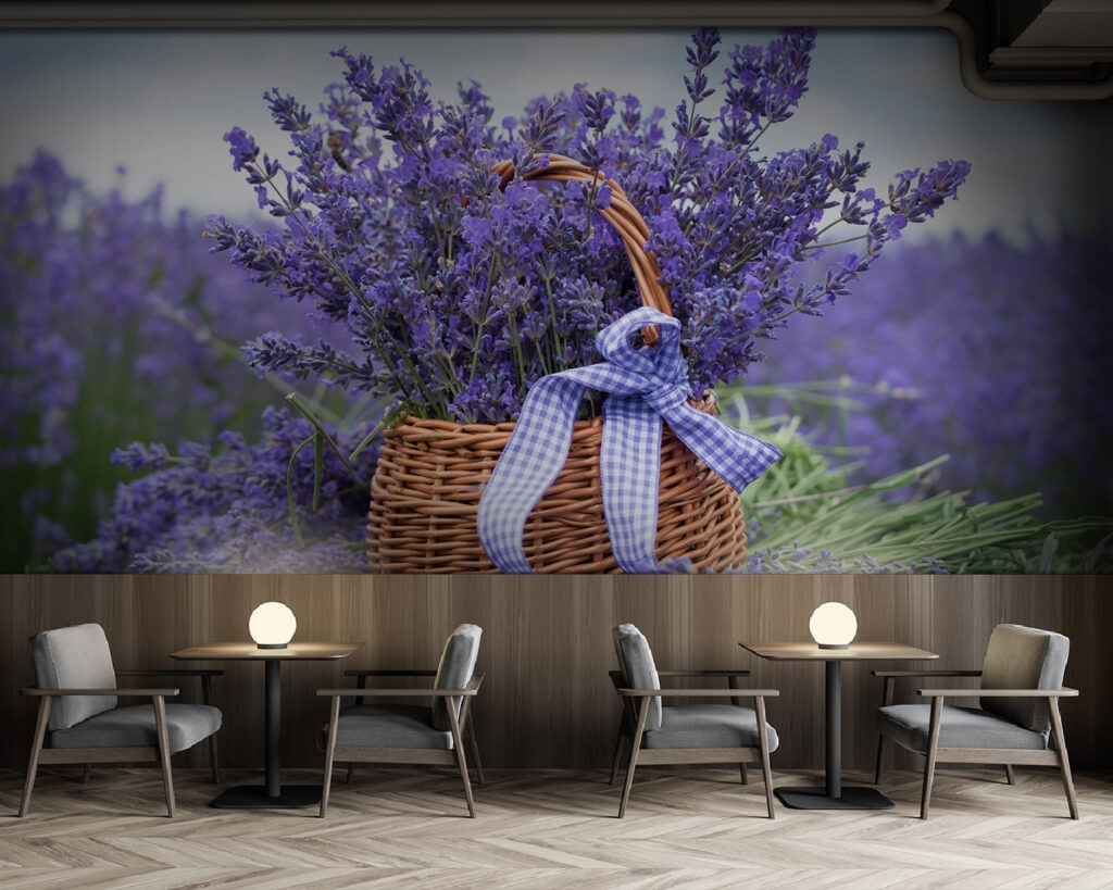 Korb voller Lavendel — Interieur 3