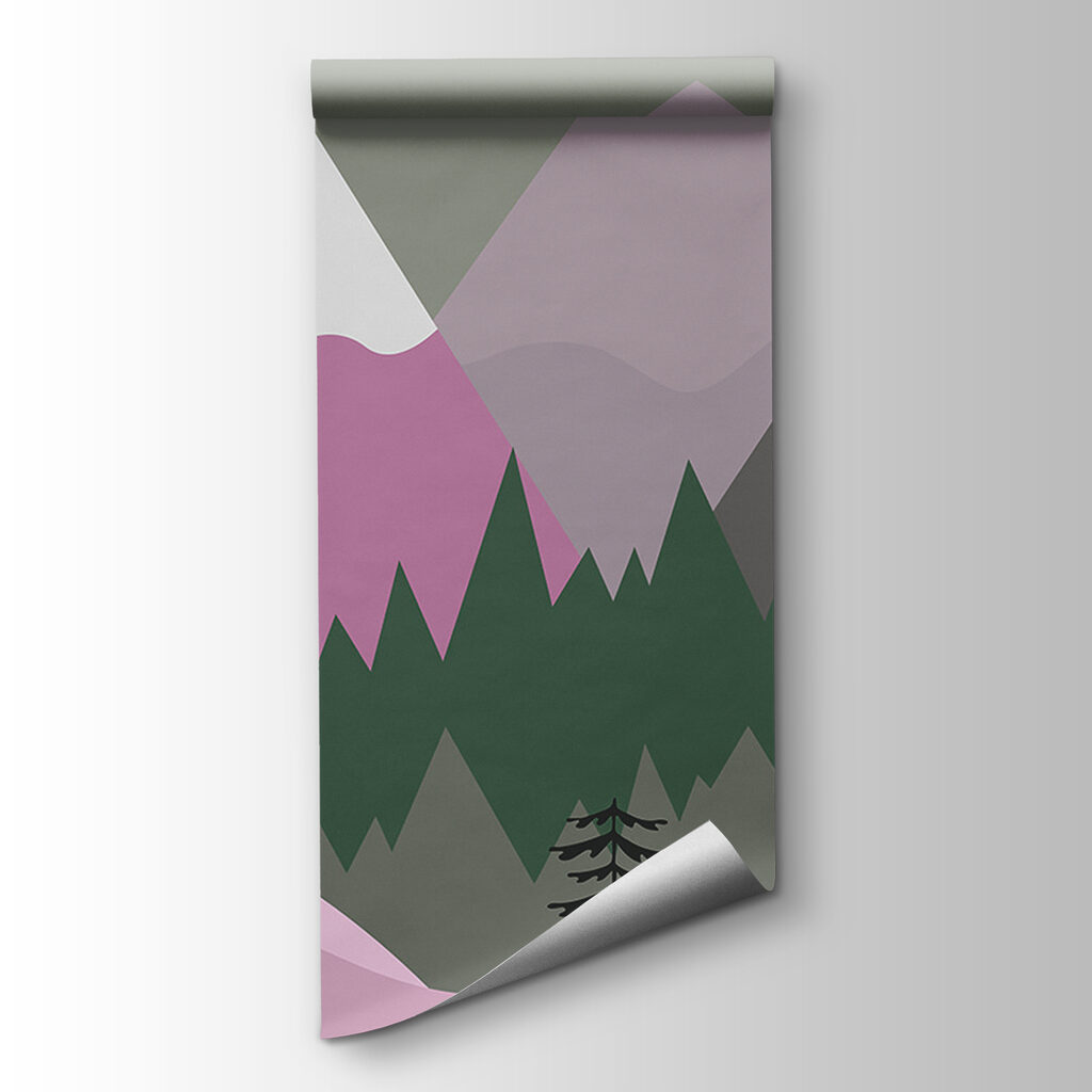 Berge und Wald — Produktansicht