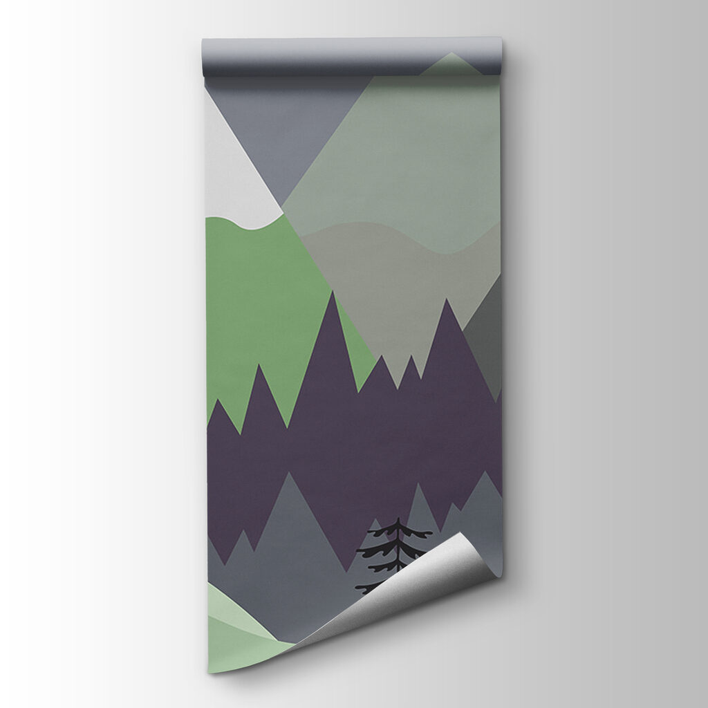 Berge und Wald — Produktansicht