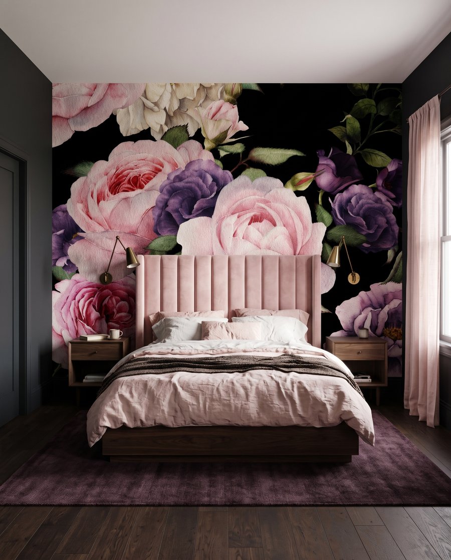 Rosen auf nachtschwarzem Grund — Interieur 2
