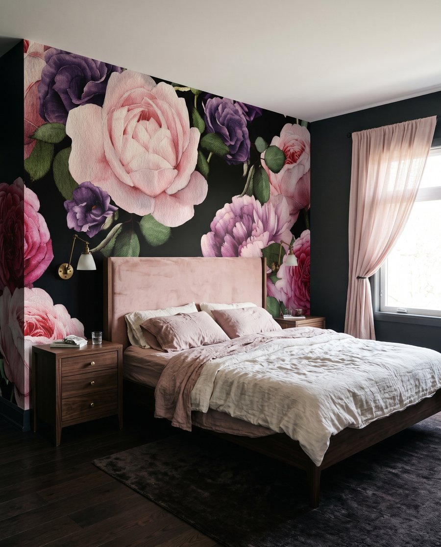 Rosen auf nachtschwarzem Grund — Interieur 3
