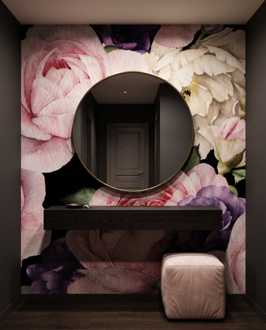 Rosen auf nachtschwarzem Grund — Interieur 6