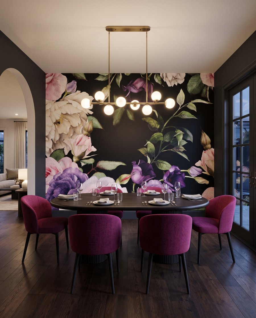 Rosen auf nachtschwarzem Grund — Interieur 7