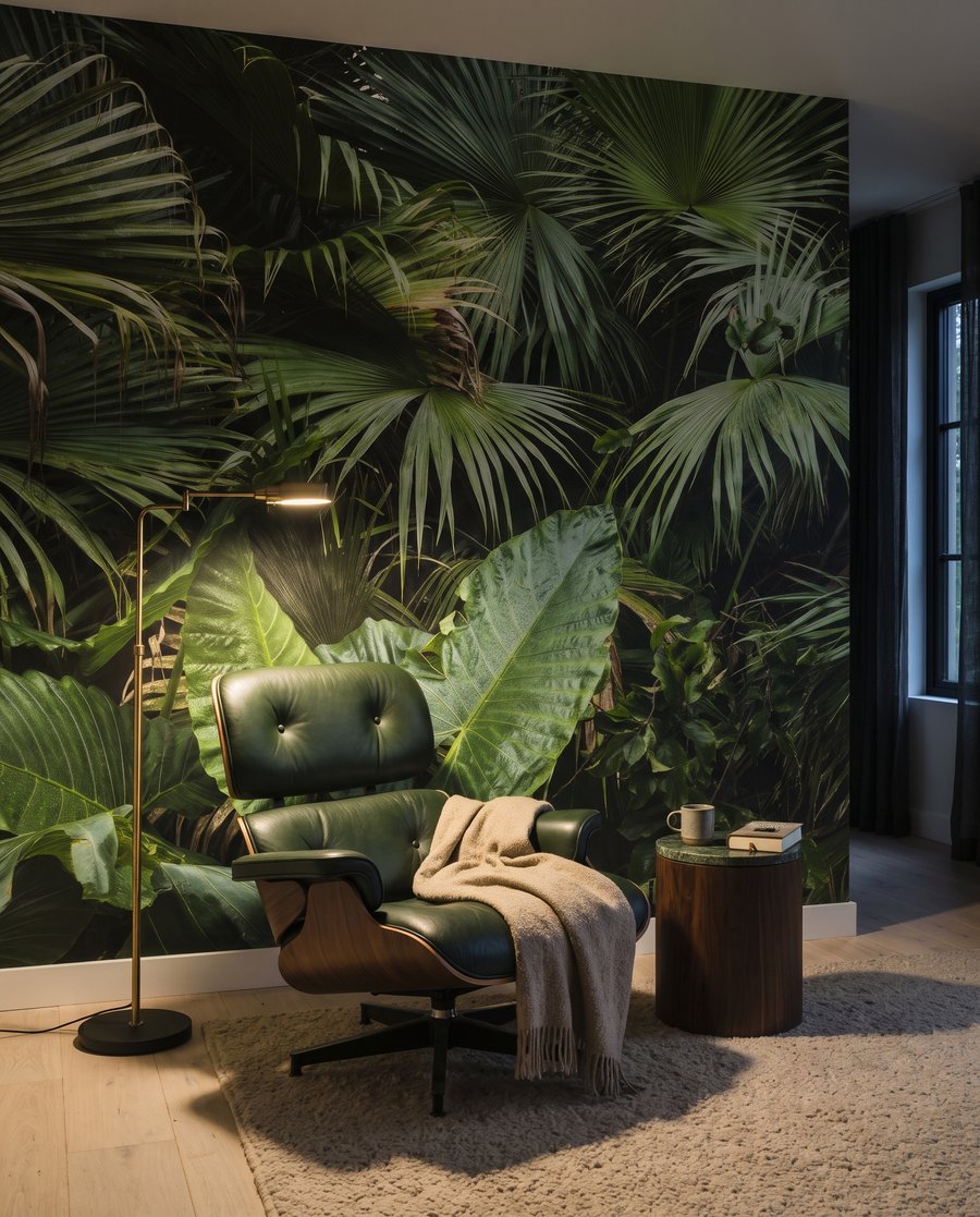 Wasserfall aus Dschungelblättern — Interieur 3