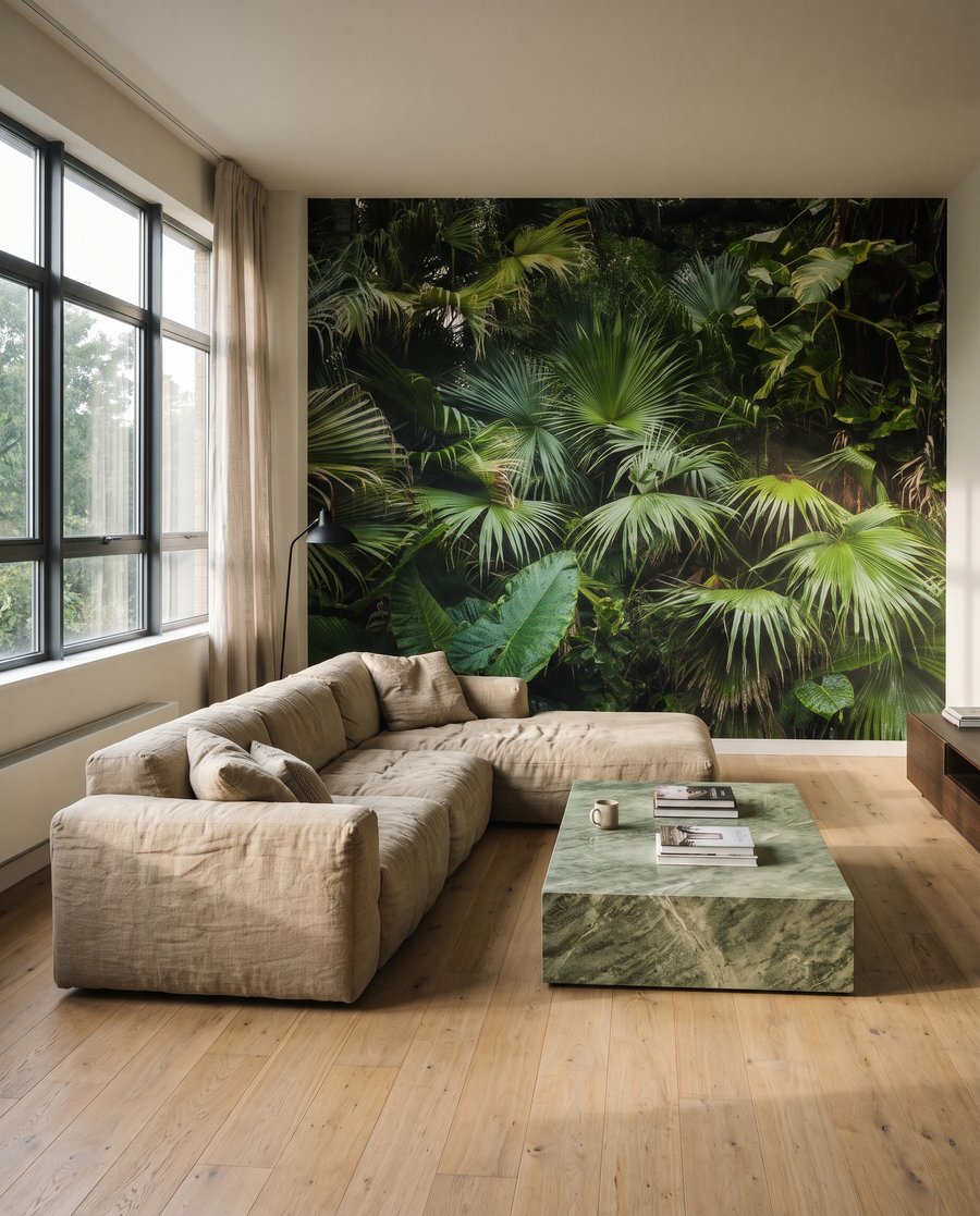 Wasserfall aus Dschungelblättern — Interieur 5