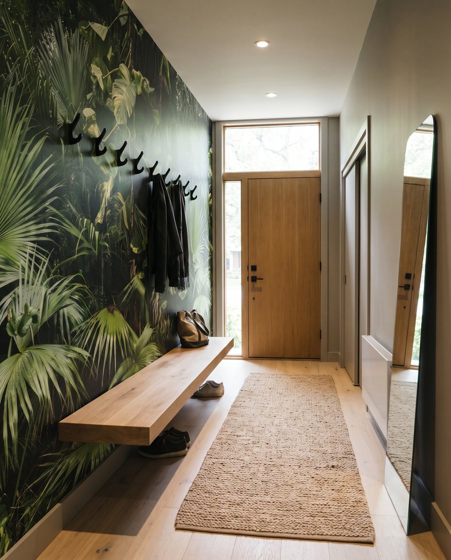 Wasserfall aus Dschungelblättern — Interieur 7