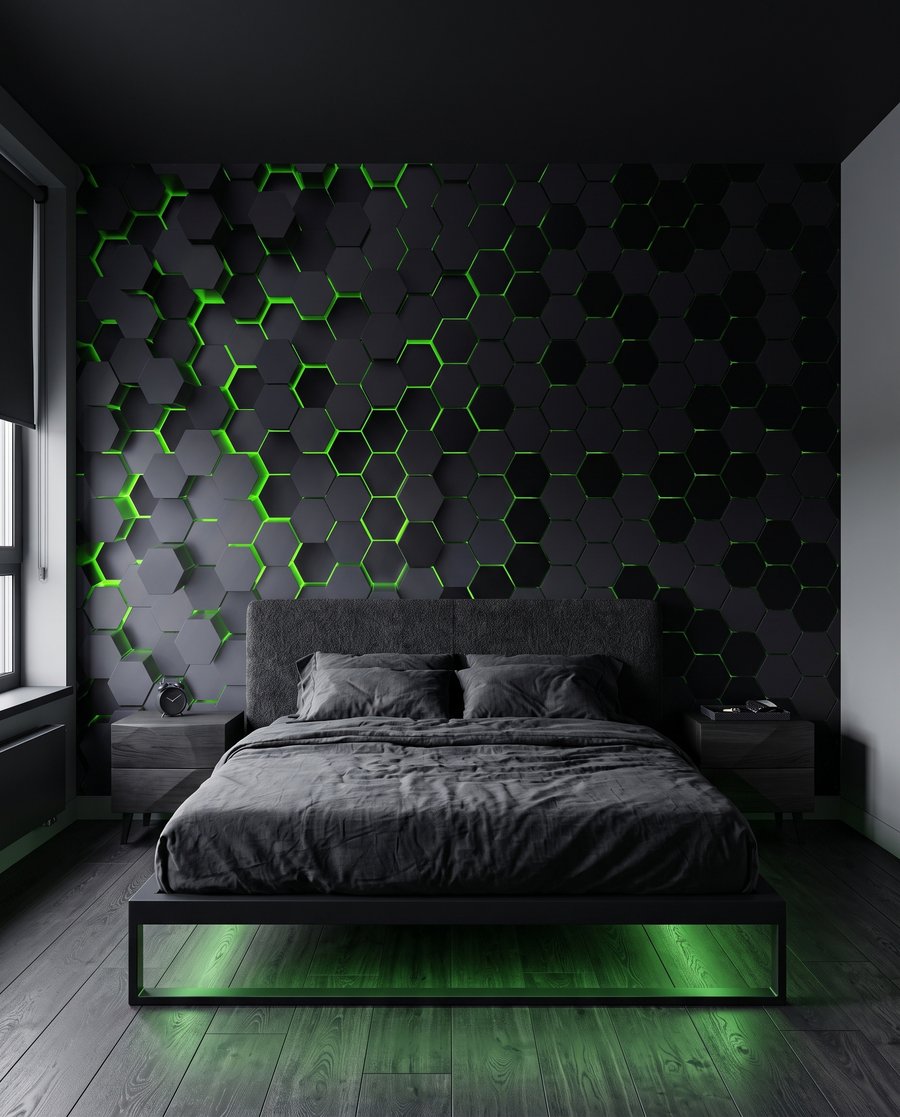 Licht in Sechsecken — Interieur 2