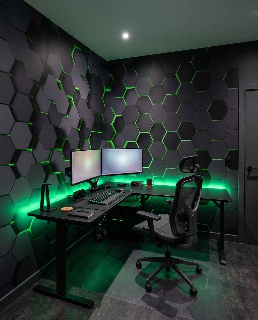 Licht in Sechsecken — Interieur 3