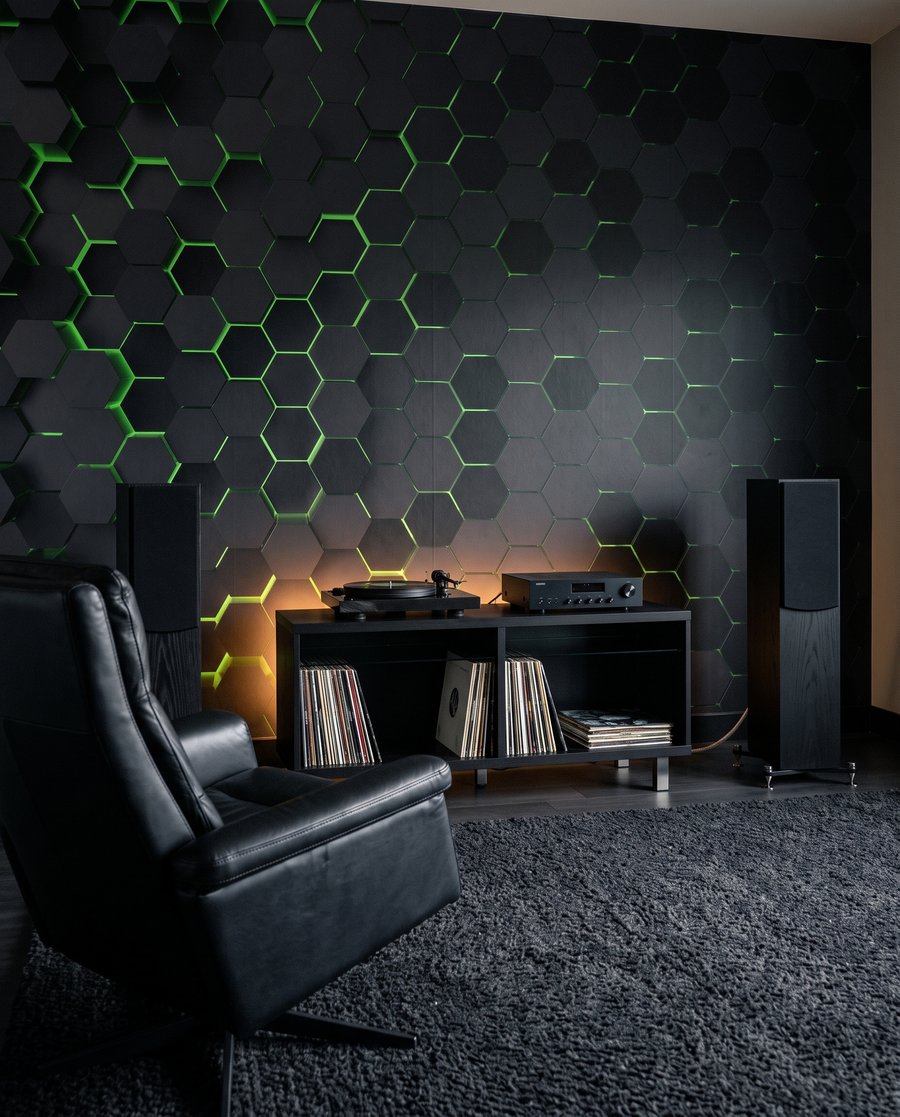 Licht in Sechsecken — Interieur 4