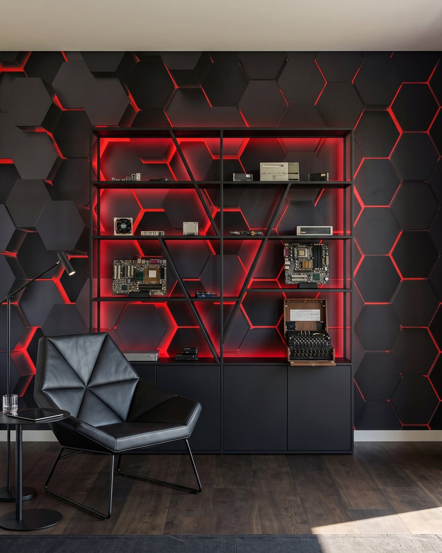 Licht in Sechsecken — Interieur 1