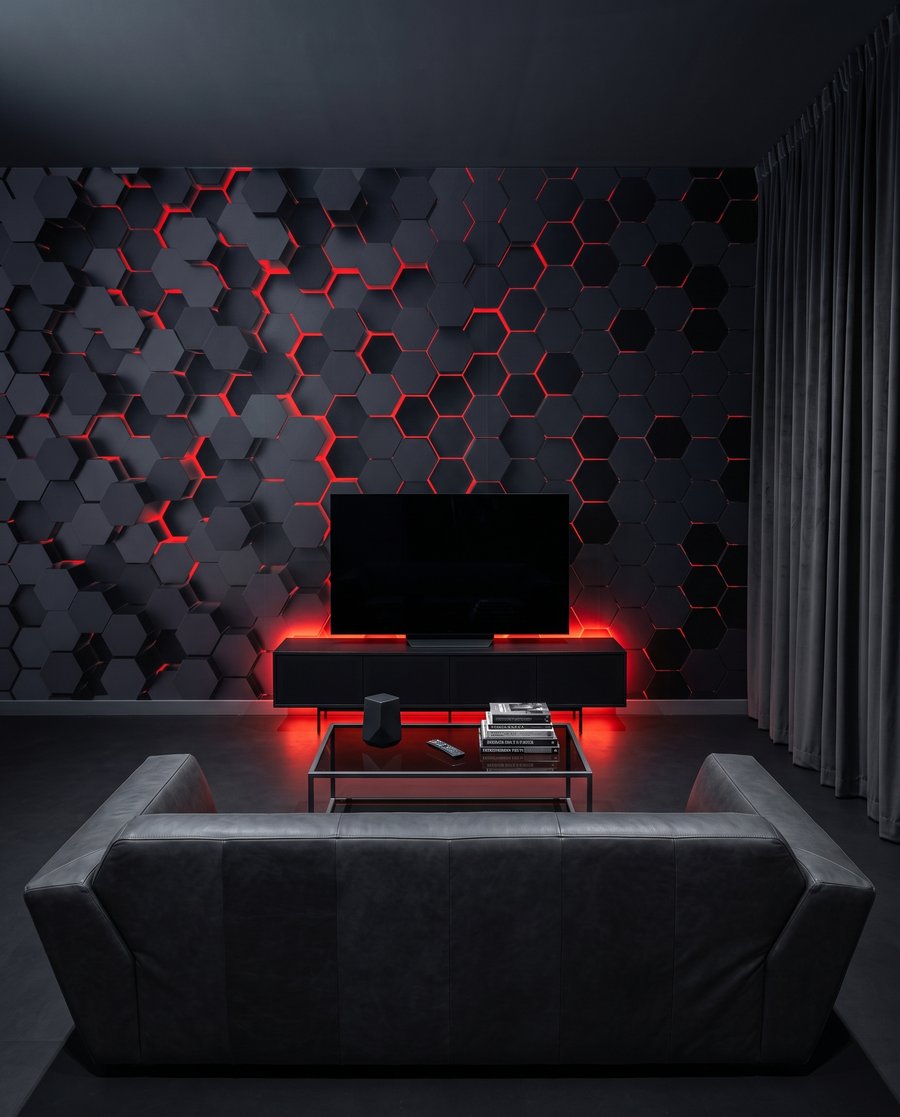 Licht in Sechsecken — Interieur 3